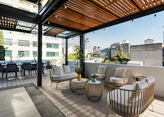 Rooftop Retreat, Bbq, Vibrant Roma Norte *