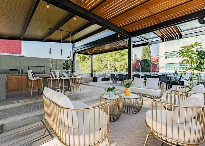 Holiday home Rooftop Retreat, Bbq, Vibrant Roma Norte